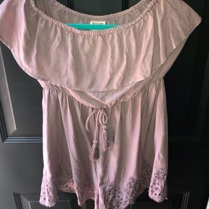Off the shoulder romper
